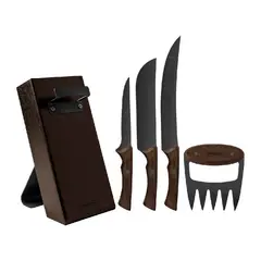 TRAMONTINA - Kit Para Asado TRAMONTINA Churrasco  Acer inox 5 Piezas