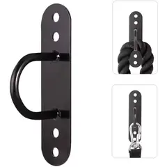 ALPHA GYM - Soporte de pared para cuerda de CrossFit anclaje de sogas