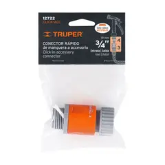 TRUPER - Conector rápido de ABS 34 manguera-acc sistema click - 12722