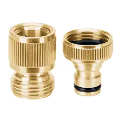 TRUPER - Conector 34 rápido de latón grifo-manguera sistema click - 101598