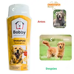 BOBBY - SHAMPOO BOBBY HIPOALERGÉNICO PARA PERROS FRASCO x 300 mL