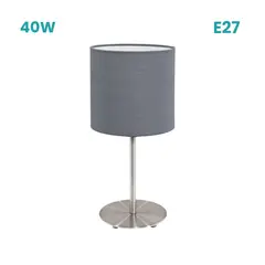 EGLO - Lamp Mesa Pasteri 1x40w Gris