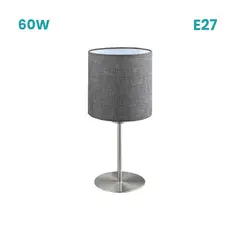 Eglo - Lamp Mesa Pasteri 60w Gris