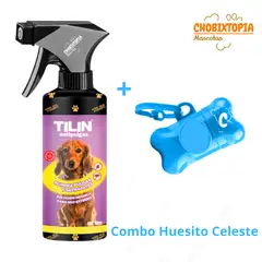 PLOP - ANTIPULGAS TILIN x 180mL - PORTABOLSA CELESTE