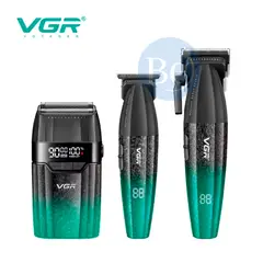 VOYAGER - Pack VGR Cortadora con Trimmer y Shaver V-640 S3