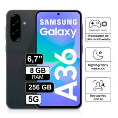 SAMSUNG - A36 5G 8GB RAM 256GB Negro