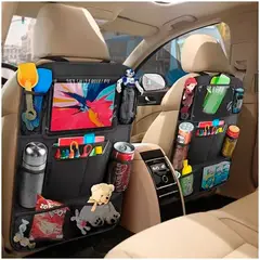 INSPIRA MARKET - Organizador de Asiento para Auto Multibolsillo Pack x2