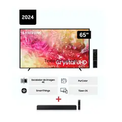 SAMSUNG - TELEVISOR 65” CRYSTAL UHD 4K UN65DU7000GXPE