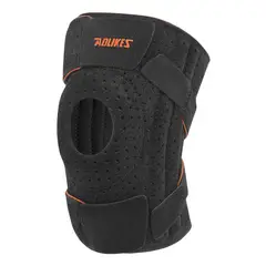 AOLIKES - Rodillera Deportiva Aolikes 7611 Soporte Metálico Negro