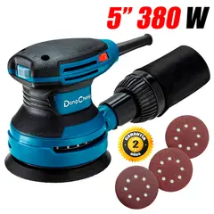 DONGCHENG - Lijadora Excentrica Rotoorbital Industrial 5" Dongcheng DSA02-125 380W 6 Velocidades
