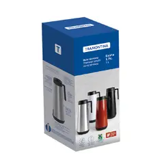 TRAMONTINA - Jarra térmica Exata de acero inoxidable 1L - 61645100