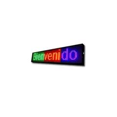GENERICO - Letrero Led Programable 100X20 Tres Colores Rgb Pasamensajes