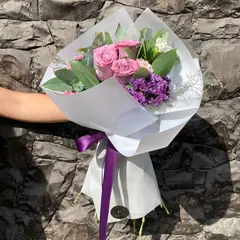 GENERICO - Ramo Lavanda - Rosas Moradas - Ramo de Flores