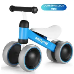 GENERICO - Bicicleta Triciclo Corre pasillos para Niños - Azul