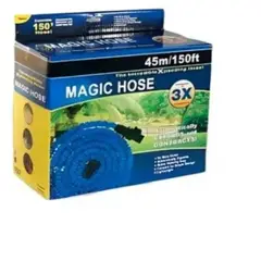 GENERICO - Manguera Expandible de 45 Metros con Pistola 7 Chorros verde