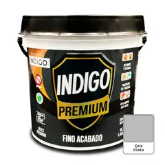 PINTURAS INDIGO - Látex INDIGO PREMIUM Gris Plata