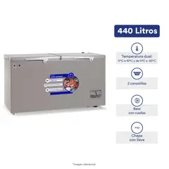 ILUMI - TFI-4402DG - Congelador Horizontal 440L Inox