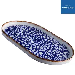 CORONA - Bandeja 352X209 Cm Indigo Acentos- Vajillas