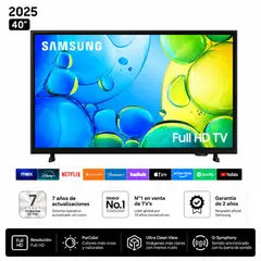 SAMSUNG - TELEVISOR SAMSUNG 40 UN40F6000FGXPE SMART TV FULL HD TIZEN OS