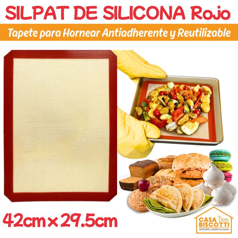 Silpat de Silicona para horno - Tapete Antiadherente Silpack 42x30cm