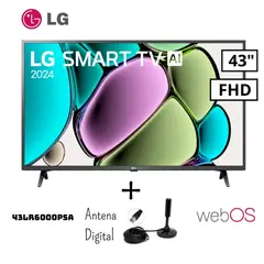 LG - TELEVISOR 43 43LR6000PSA FHD SMART TV WEBOS + ANTENA DIGITAL