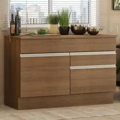 MADESA - Mueble de Cocina Glamy 120 cm - Mostrador para Lavadero con Encimera