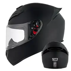 CES - CASCO MOTO CES NEGRO MATE CERTIFICADO NUEVO