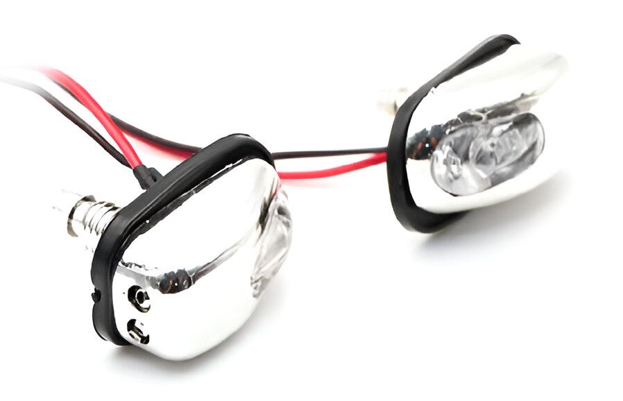 Sapito Limpiaparabrisas Luz Blanca 12V para Capot de Auto