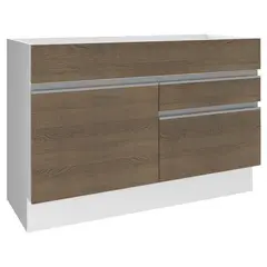 MADESA - Mueble de Cocina Glamy 120 cm - Mostrador para Lavadero
