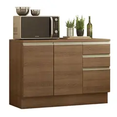 MADESA - Mueble de Cocina Glamy 120 cm - Mostrador con Encimera