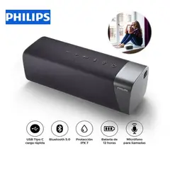 PHILIPS - Parlante Inalámbrico Philips Con Bluetooth TAS5505 - Negro