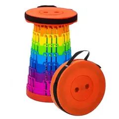 GENERICO - Silla Plegable Con 3 Seguros Con Centro Color Multicolor - Aleatorio