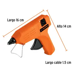 TRUPER - Pistola Eléctrica Para Silicona De 1/2", 220 V 100796