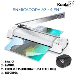 KOALA - Enmicadora Laminadora A3 OL381C - 4 en 1
