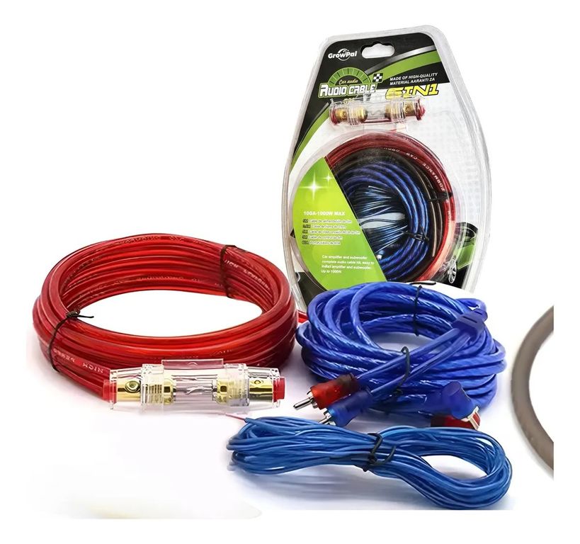 Kit Cable de Audio para Amplificador 5m 10GA 1000W