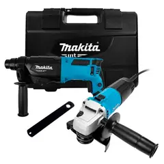 MAKITA - Rotomartillo  1" 800W + Esmeril 4.5 540W MTK0005B Makita MT