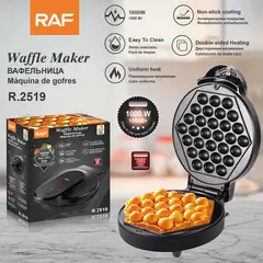 RAFF - WAFLERA TIPO BURBUJA GOFLERA RAF - 1000W