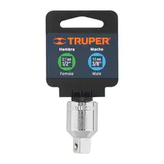 Truper - Adaptador para matraca de cuadro 12 a cuadro 38 Truper - 13422