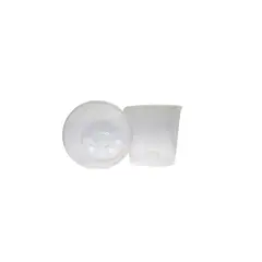 GREEN SUPPLY - Pack 2 Macetas Transparentes 9cm