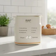 RAFF - Hervidor Cocedor de Huevos con Pantalla Led RAF