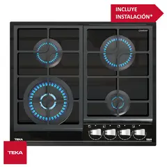 Teka - Cocina Empotrable a Gas 4 Hornillas 60cm GZC 64320 TEKA