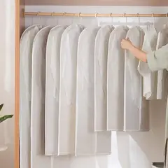 GENERICO - PROTECTOR ROPA FUNDA GUARDAPOLVO X 5 UNIDADES 1.20CM X 60CM C/U