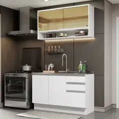 MADESA - Mueble de Cocina Integral Glamy 120 cm Con Lavadero