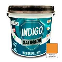 PINTURAS INDIGO - Látex INDIGO SATINADO Naranja Radiante