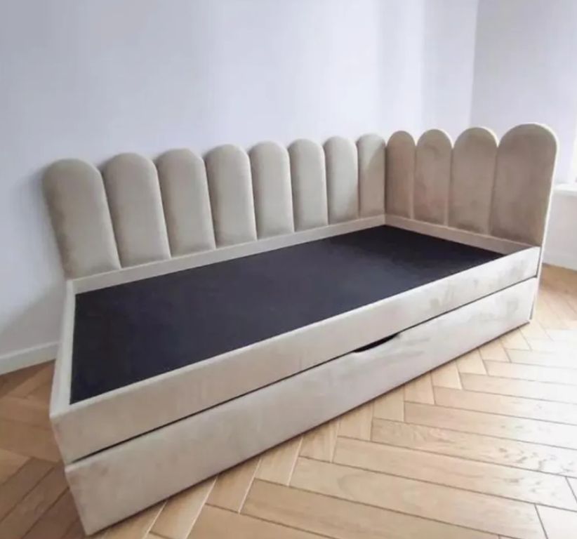 Cama Doble Respaldar Nido 1 Plaza - Beige