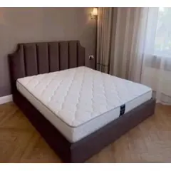 GENERICO - Cama Panel 2 Plazas - Marrón