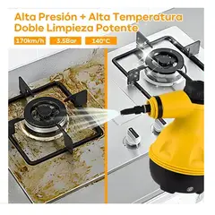 GENERICO - Limpiador a Vapor 4 en 1 Multiuso (Hogar, Autos, Pisos)
