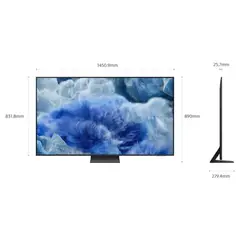 SAMSUNG - Televisor Qled 65 4K UHD Q8F Vision AI Smart TV QN65Q8FAAG 2025