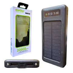 EWTTO - Bateria Portatil Power Bank 20000 mAh con Linterna