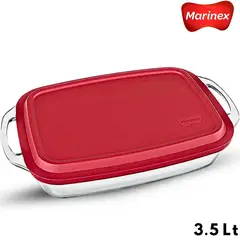 MARINEX - Fuente Rectangular 3.5 Lt Seletta Con Tapa-